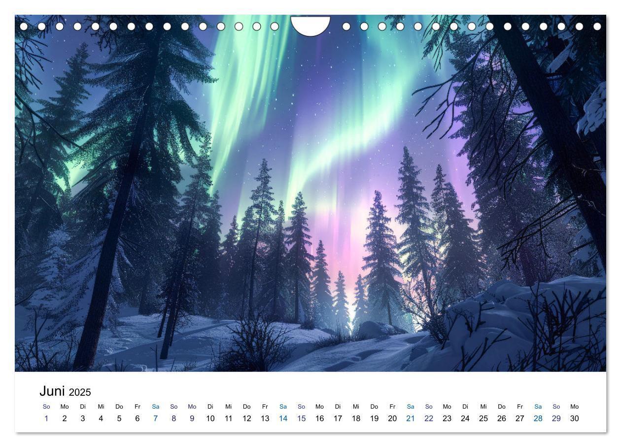 Bild: 9783383813634 | Aurora Borealis - Der Zauber der Nordlichter (Wandkalender 2025 DIN...