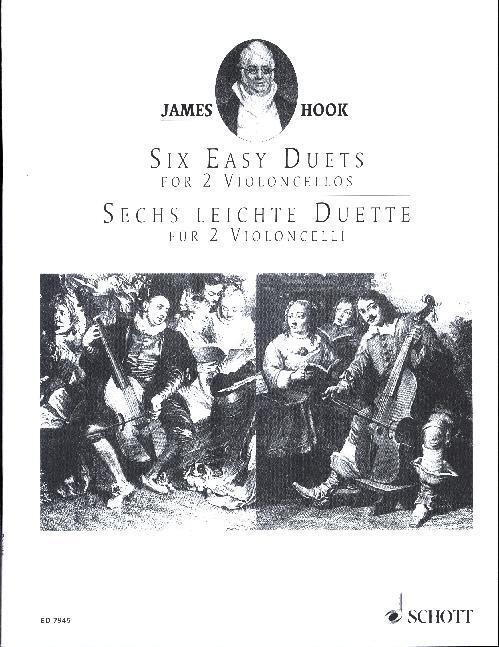 Cover: 9790001082198 | 6 leichte Duette | op. 58. 2 Violoncelli. Spielpartitur. | James Hook