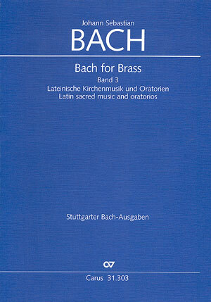 Cover: 9790007089108 | Bach for Brass 3 | Lateinische Kirchenmusik und Oratorien | Bach