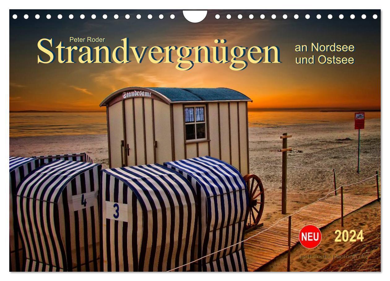 Cover: 9783383330483 | Strandvergnügen - an Nordsee und Ostsee (Wandkalender 2024 DIN A4...