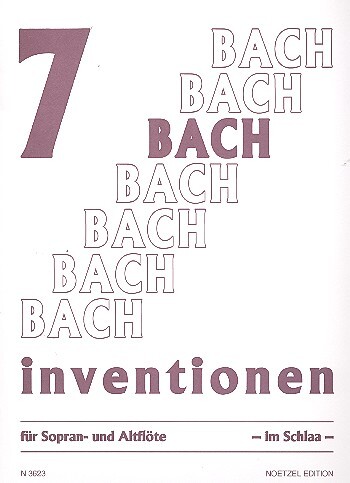Cover: 9790204536238 | 7 Inventionen | Johann Sebastian Bach | Buch | Heinrichshofen Verlag