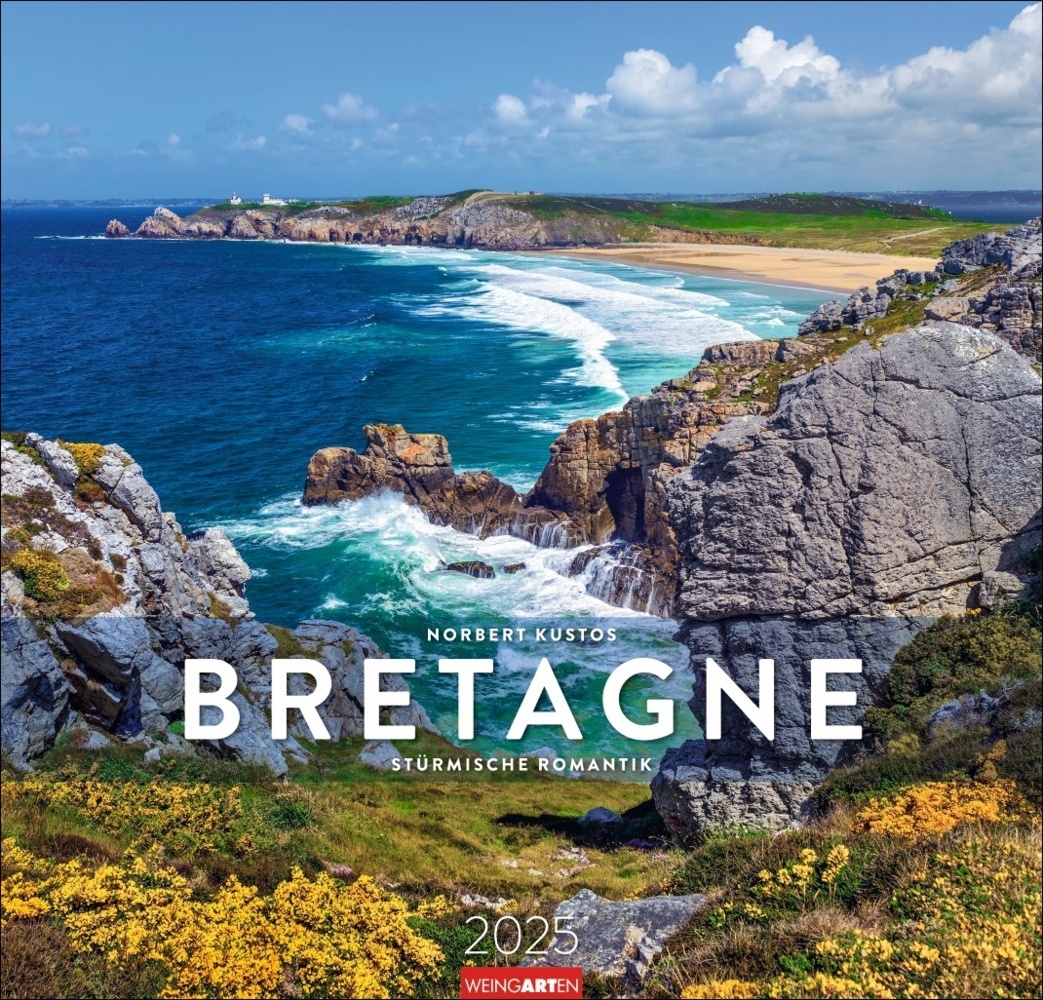 Cover: 9783839900277 | Bretagne Kalender 2025 - Stürmische Romantik | Norbert Kustos | 14 S.