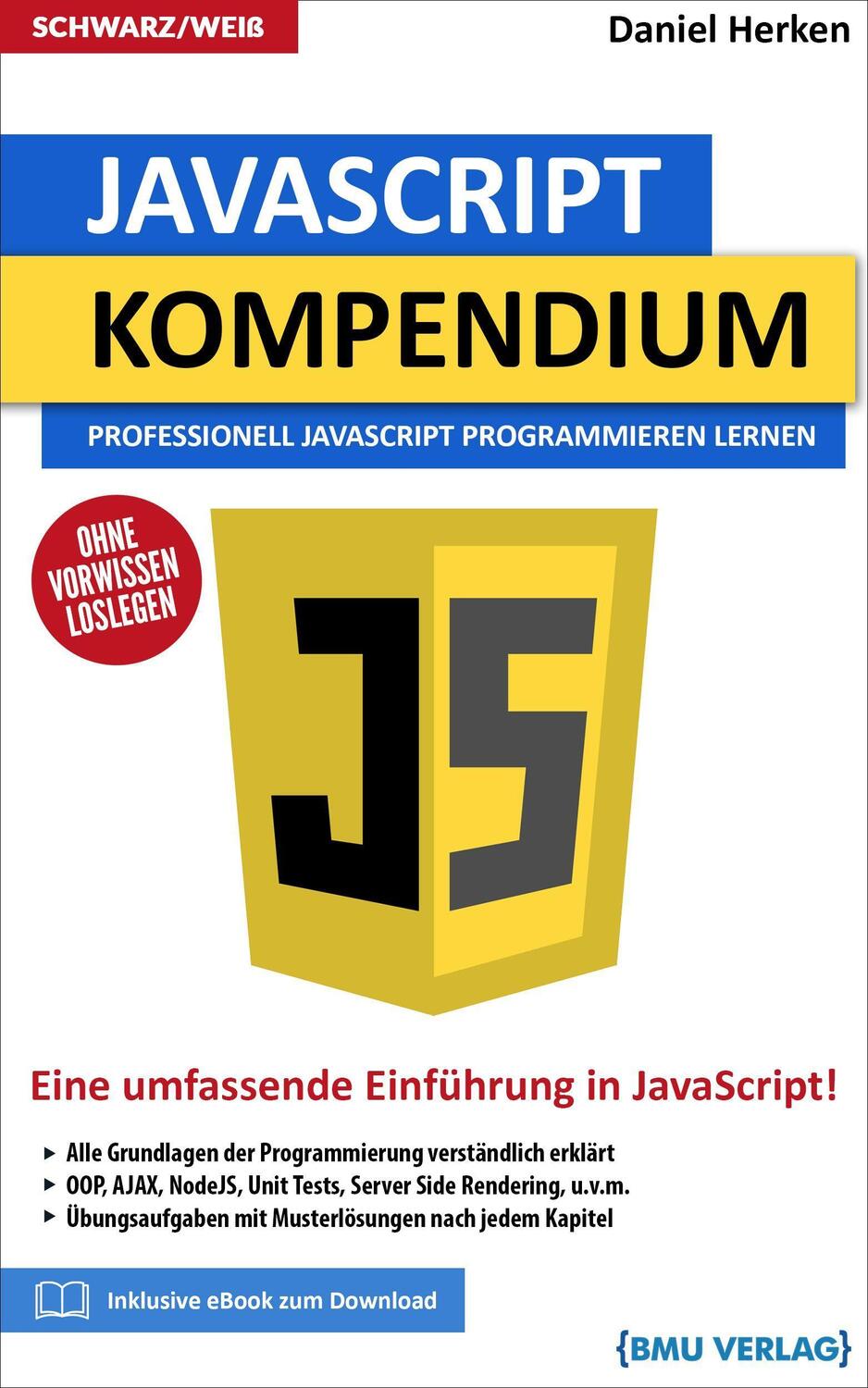Cover: 9783966450577 | JavaScript Kompendium | Professionell JavaScript Programmieren lernen
