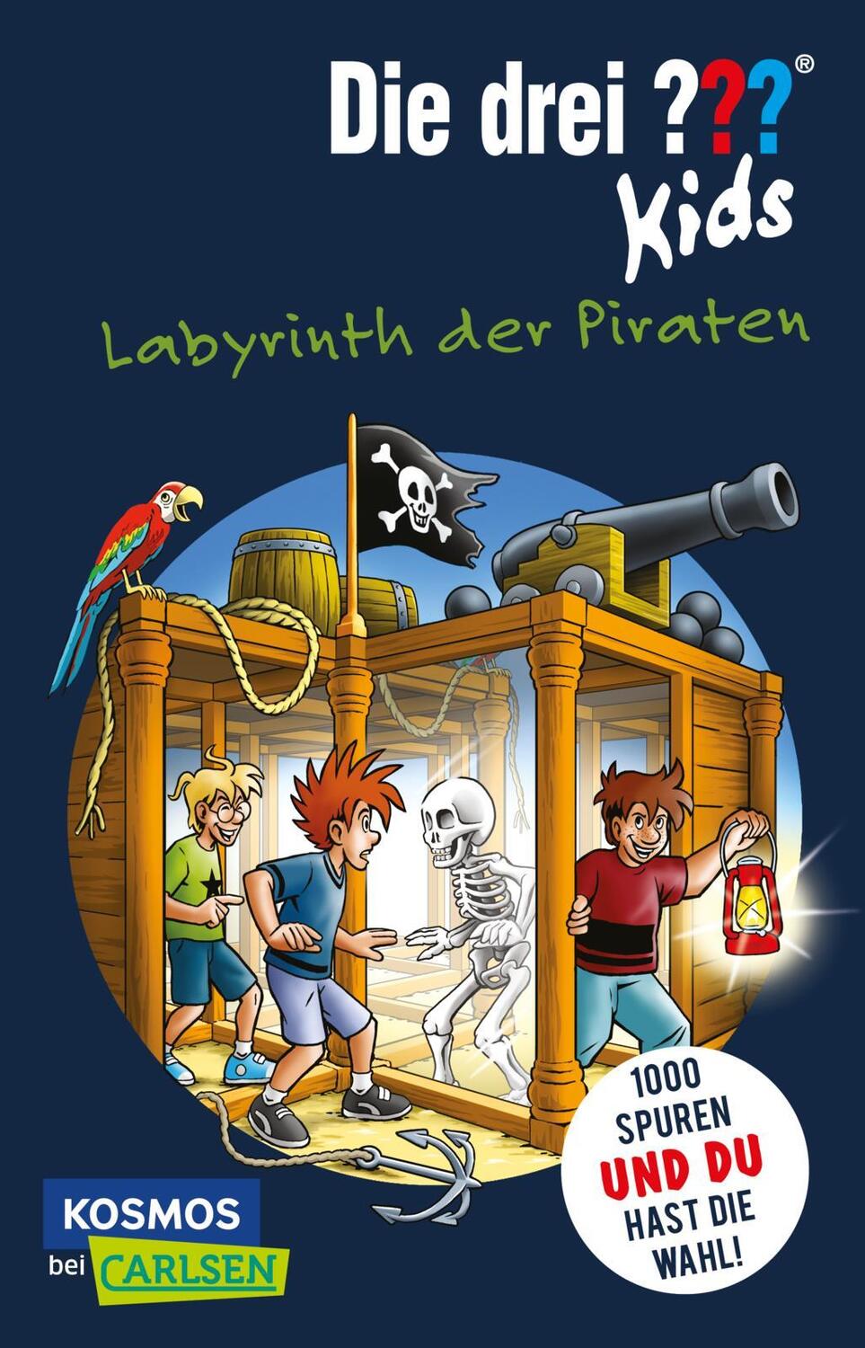 Cover: 9783551319814 | Die drei ??? Kids Dein Fall: Labyrinth der Piraten | Ulf Blanck | Buch