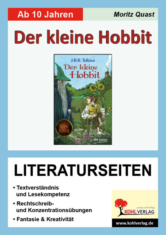 Cover: 9783866321373 | John R. R. Tolkien 'Der kleine Hobbit', Literaturseiten | Moritz Quast
