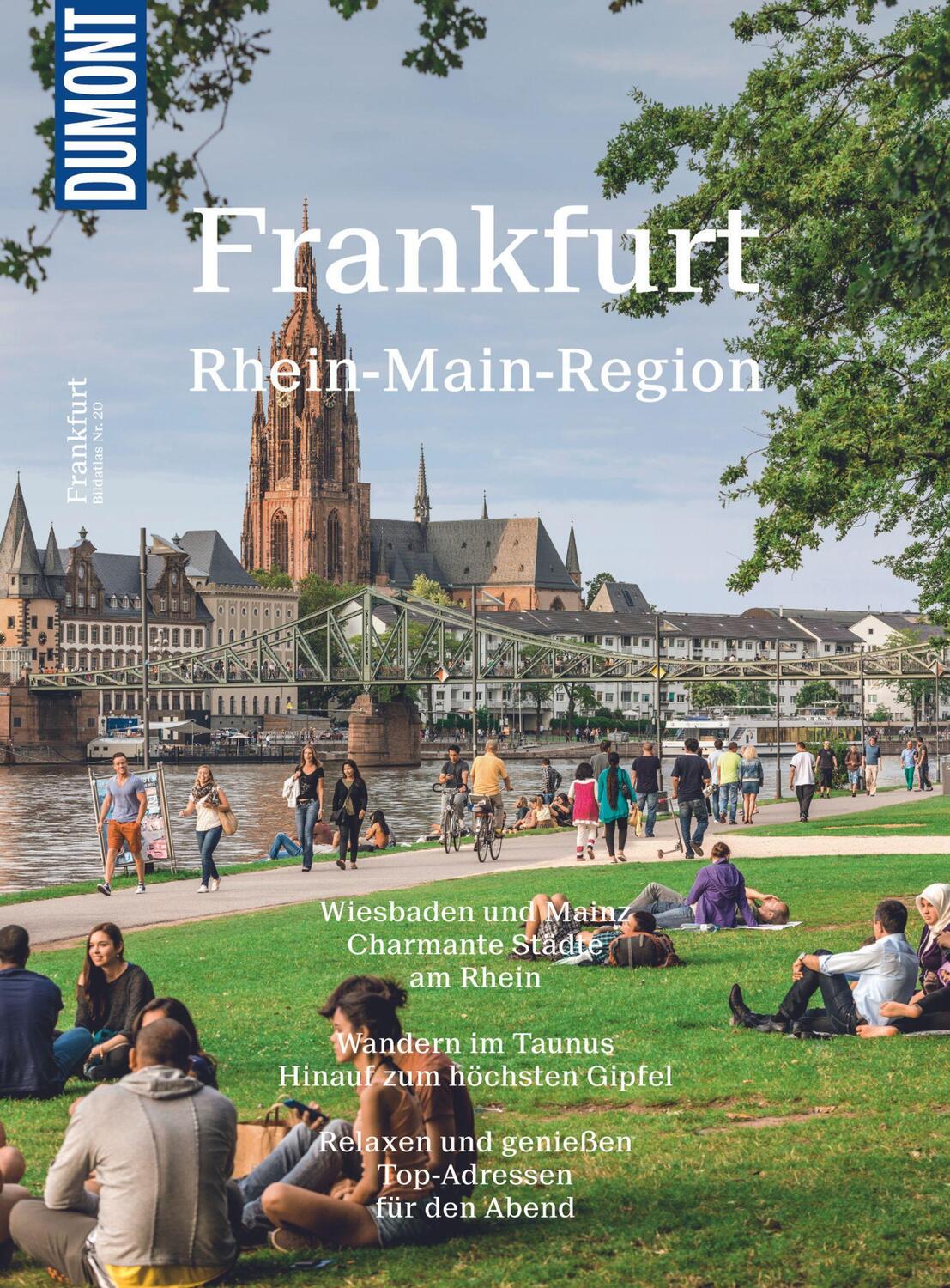 Cover: 9783770194773 | DuMont Bildatlas Frankfurt, Rhein-Main-Region | Rita Henss | Buch