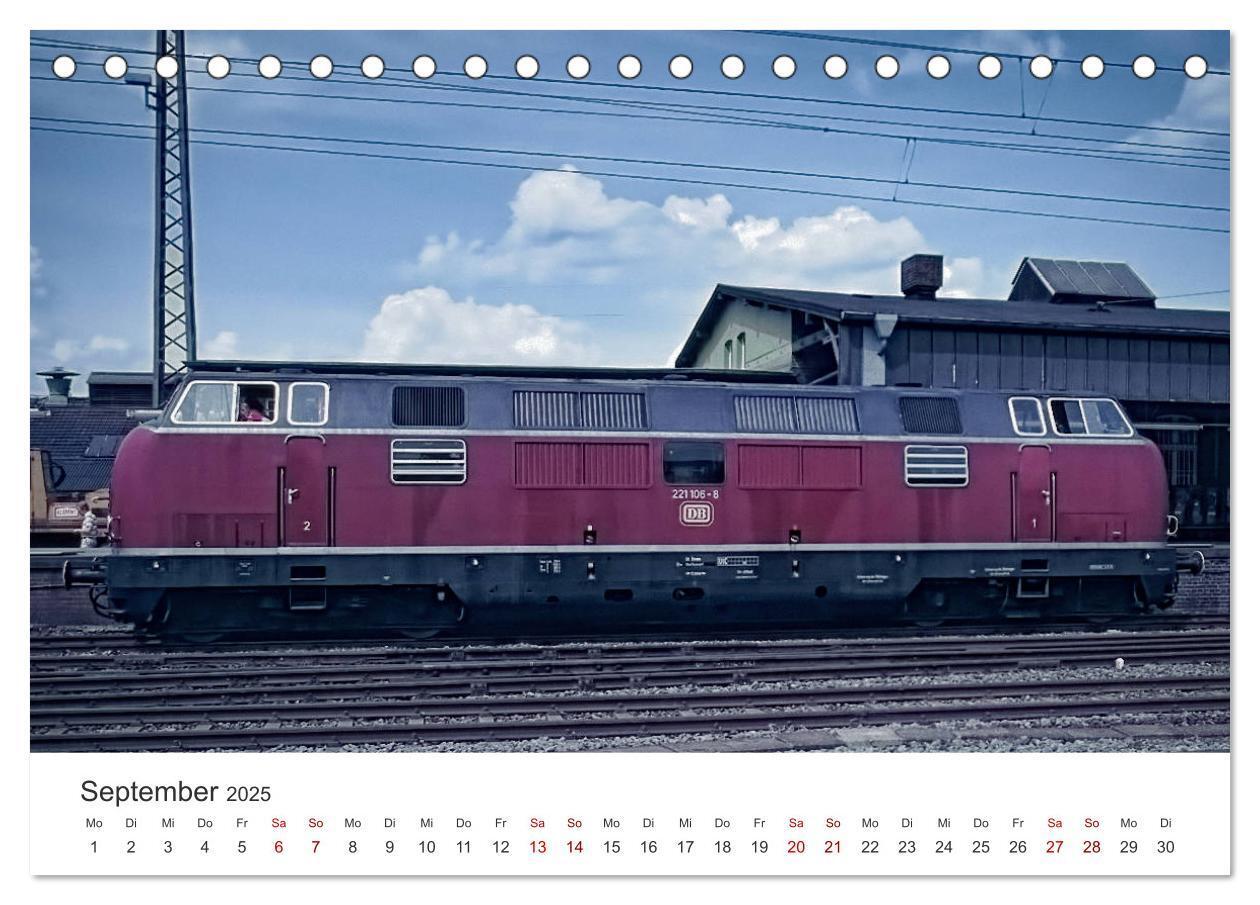 Bild: 9783435290413 | Deutsche Diesellokomotiven (Tischkalender 2025 DIN A5 quer),...