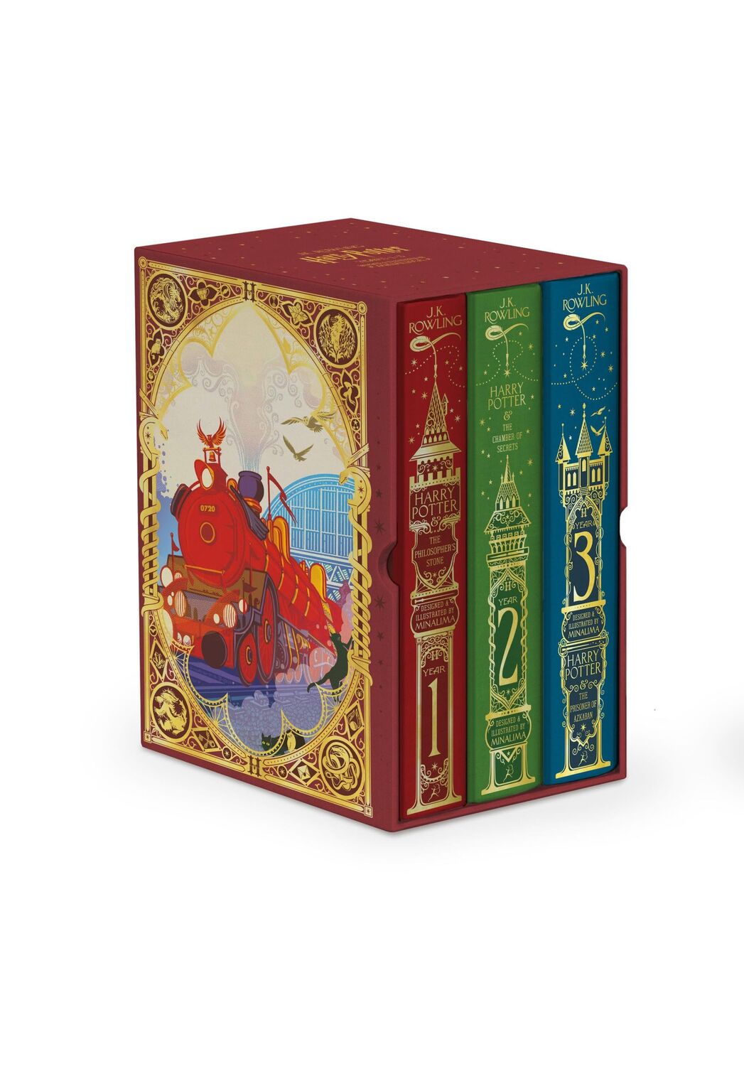 Cover: 9781526680068 | Harry Potter 1-3 Box Set: MinaLima Edition | J. K. Rowling | Buch