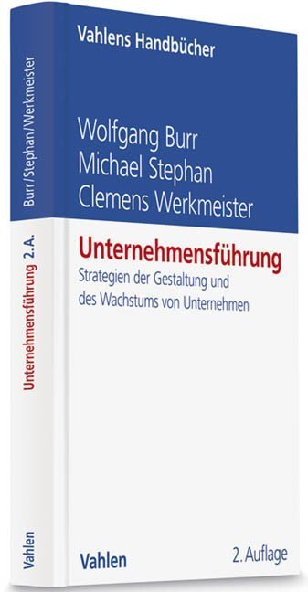 Cover: 9783800638291 | Unternehmensführung | Wolfgang Burr (u. a.) | Buch | 2011 | Vahlen