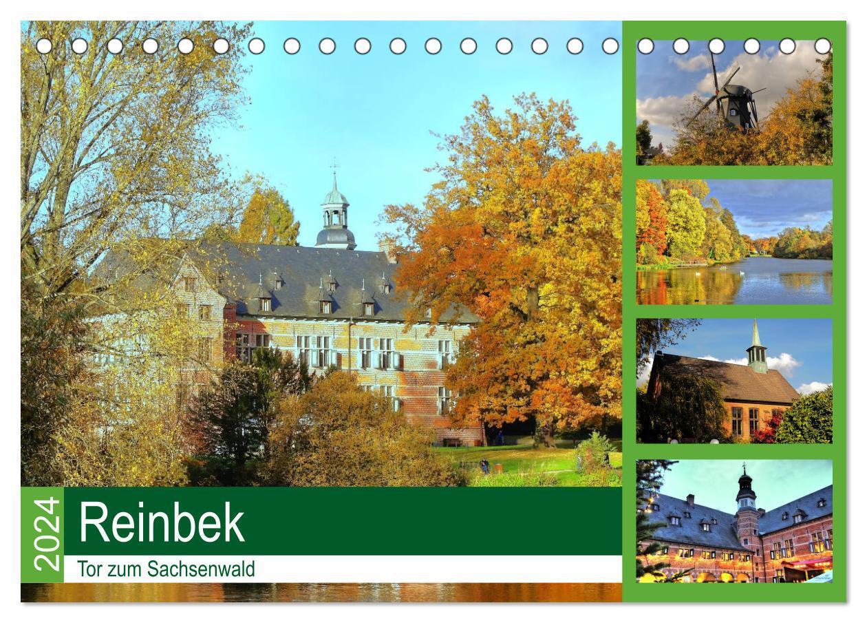 Cover: 9783383210709 | Reinbek, Tor zum Sachsenwald (Tischkalender 2024 DIN A5 quer),...