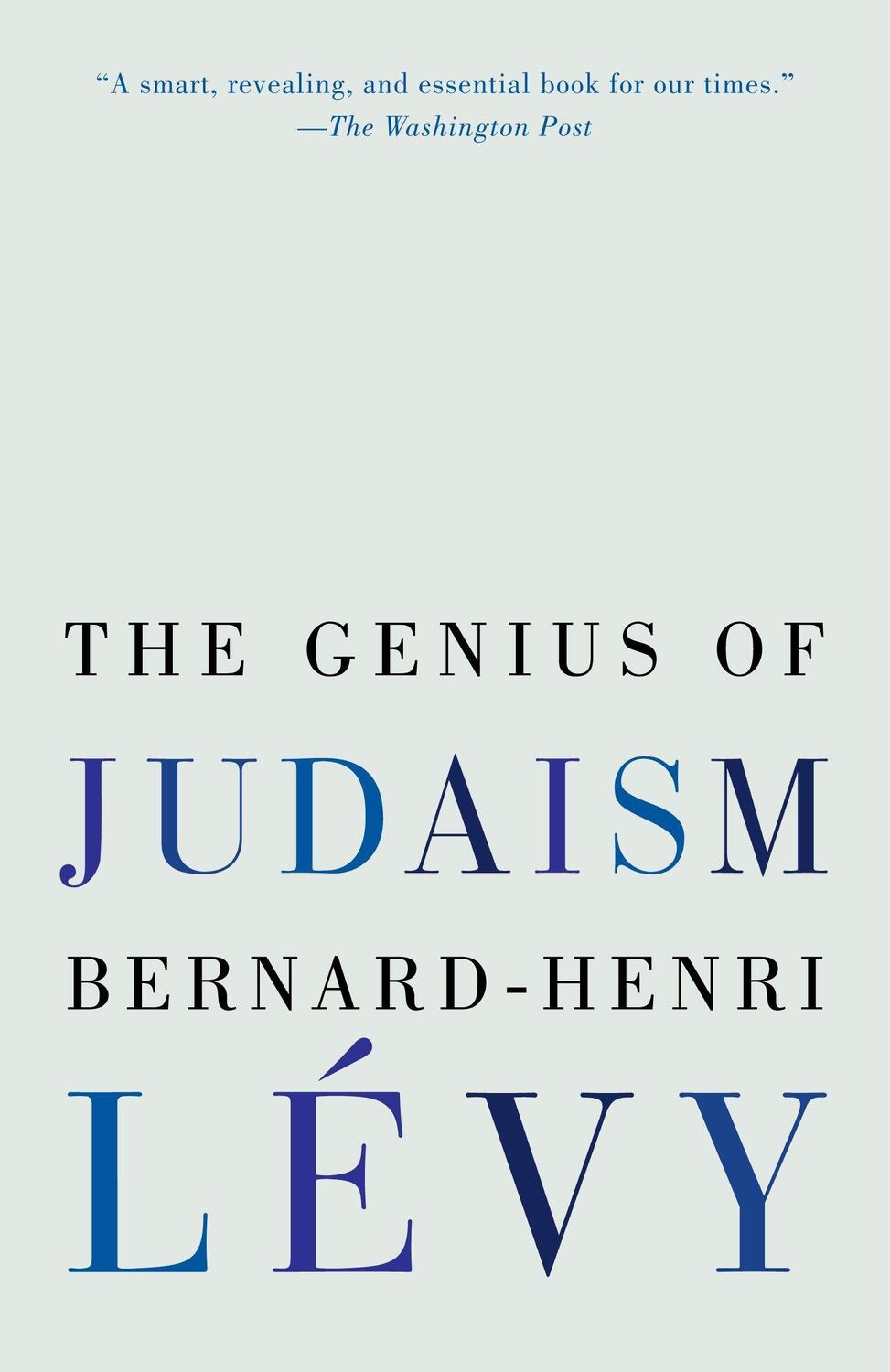 Cover: 9780812982510 | The Genius of Judaism | Bernard-Henri Lévy | Taschenbuch | Englisch