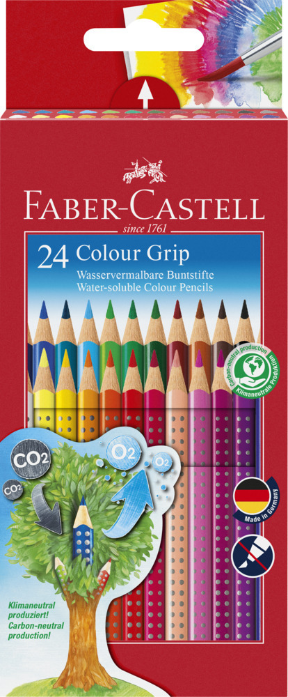 Cover: 4005401124245 | Faber-Castell Buntstift Colour Grip 24er Etui | Stück | In Kartonage