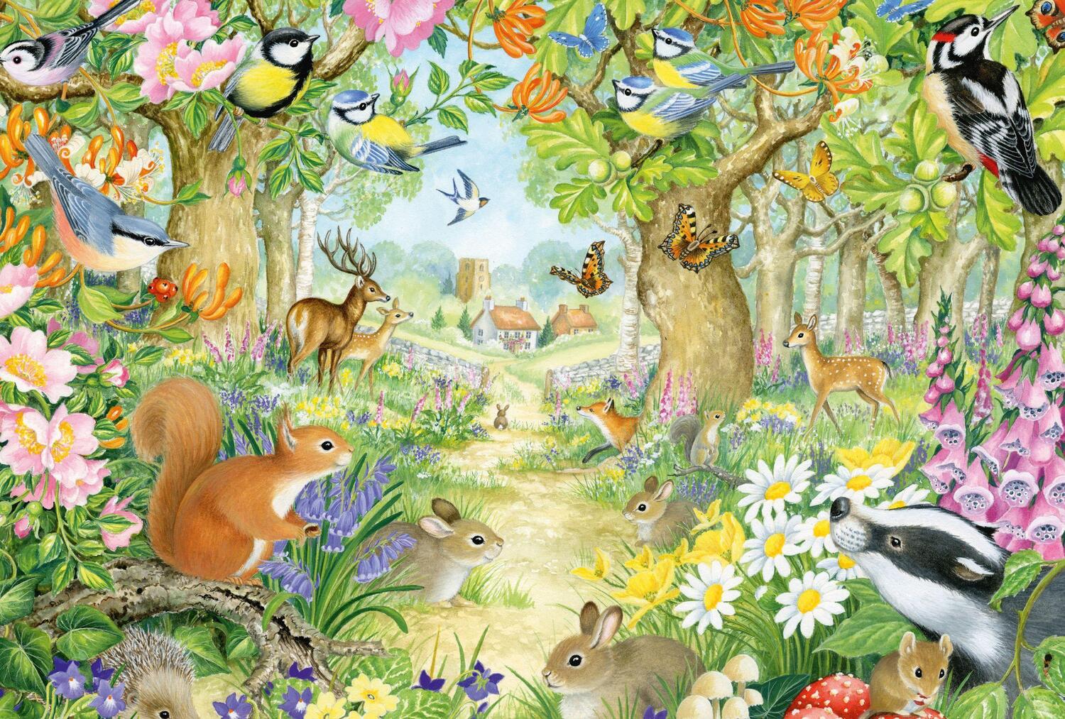 Bild: 4001504563707 | Tiere im Wald. Puzzle 100 Teile | Kinderpuzzle Standard | Spiel | 2020