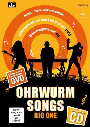 Cover: 9783938993347 | Ohrwurm Songs - Big One, für Gitarre, m. Audio-CD u. DVD | Kessler