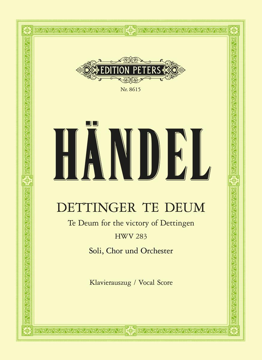 Cover: 9790014069056 | Dettingen Te Deum Hwv 283 (Vocal Score) | Georg Friedrich Händel