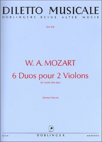Cover: 9790012162599 | 6 Duos | aus ,,Don Giovanni | Wolfgang Amadeus Mozart | Buch