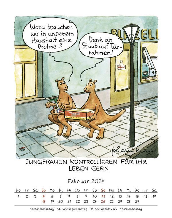 Bild: 9783731869481 | Jungfrau 2024 | Korsch Verlag | Kalender | Spiralbindung | 13 S.