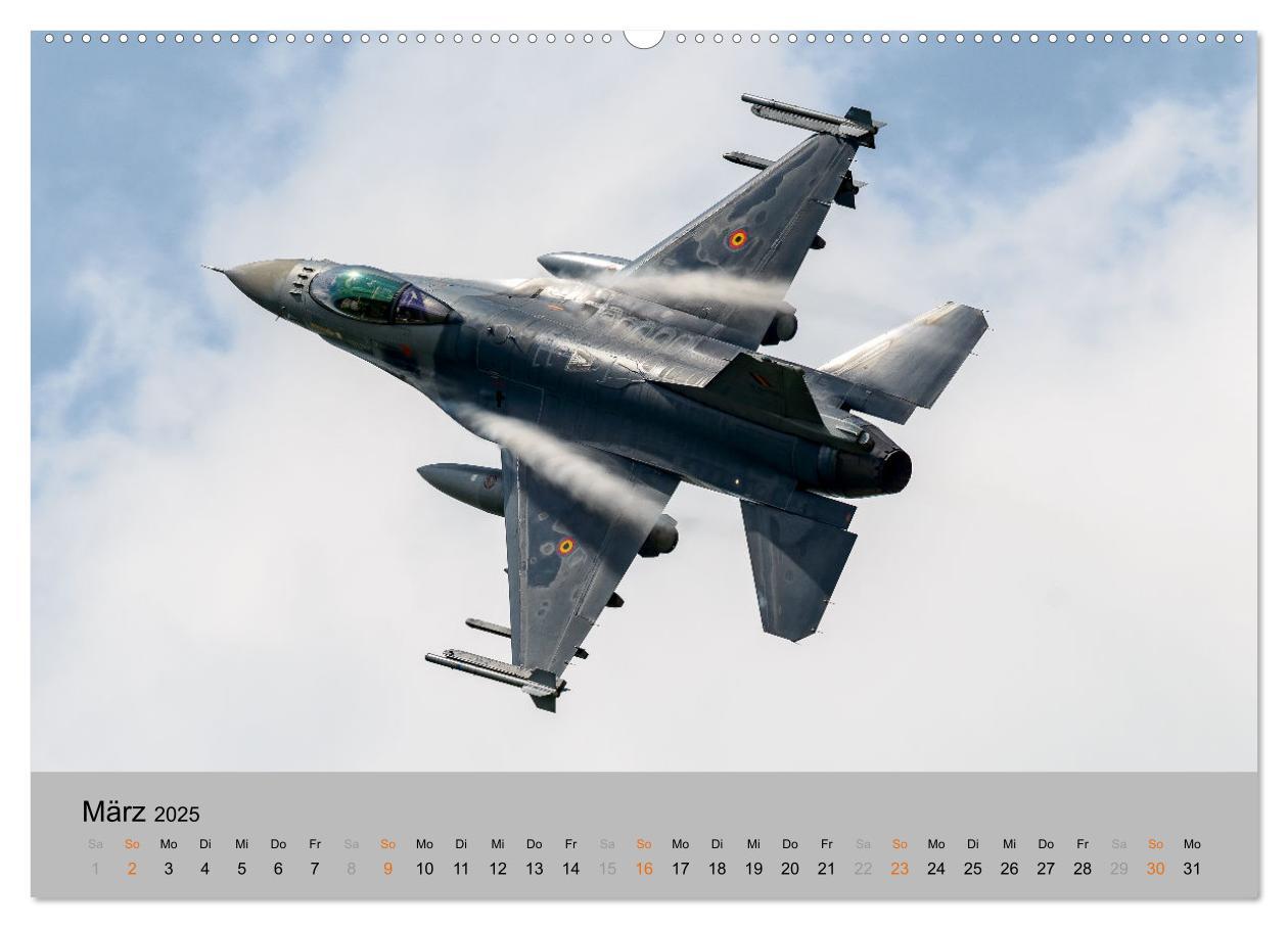 Bild: 9783383980732 | Kampfjet F-16 The Fighting Falcon (Wandkalender 2025 DIN A2 quer),...