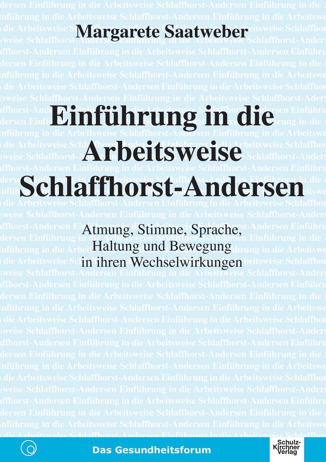 Cover: 9783824800193 | Einführung in die Arbeitsweise Schlaffhorst-Andersen | Saatweber