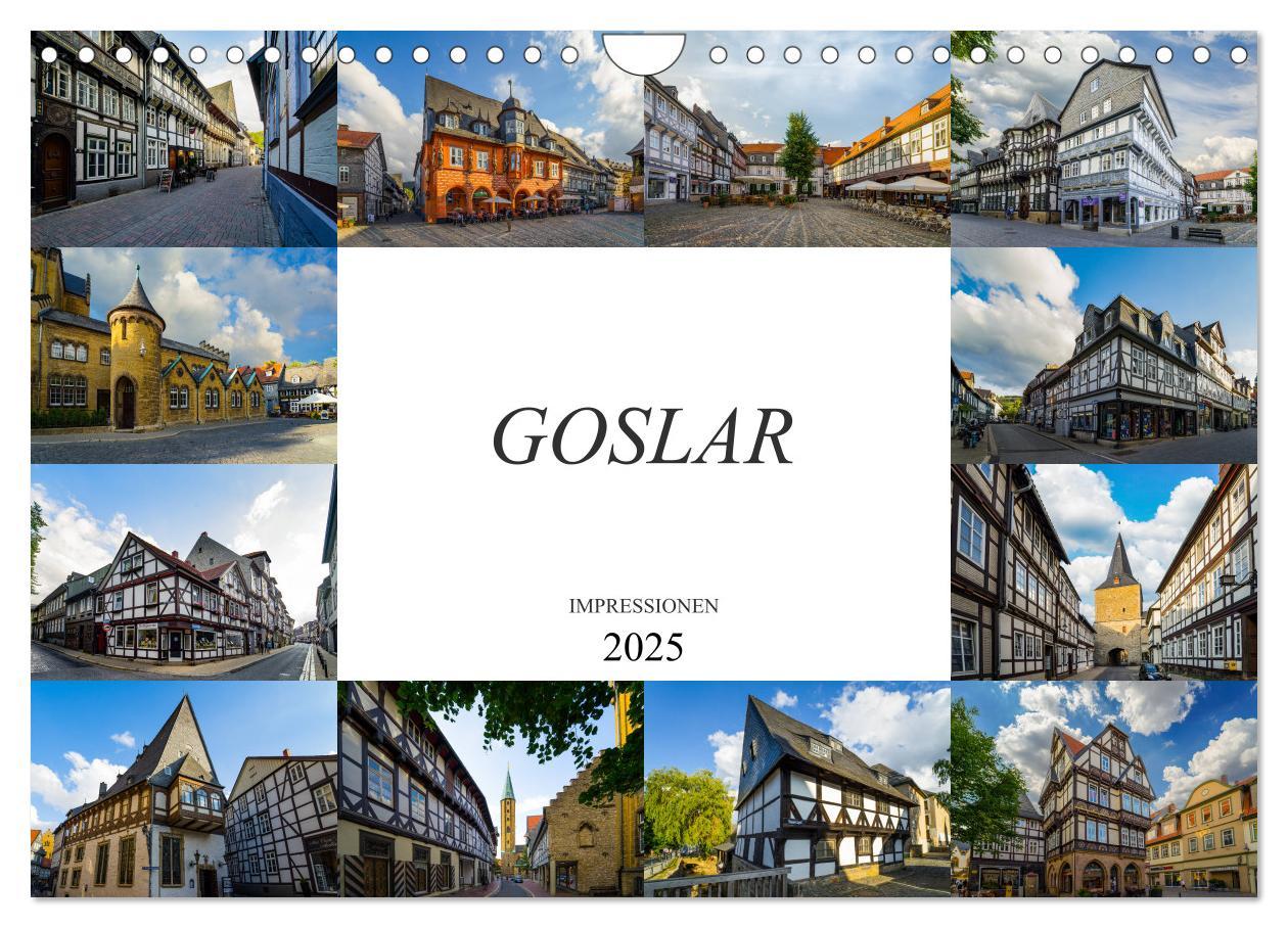 Cover: 9783435300617 | Goslar Impressionen (Wandkalender 2025 DIN A4 quer), CALVENDO...