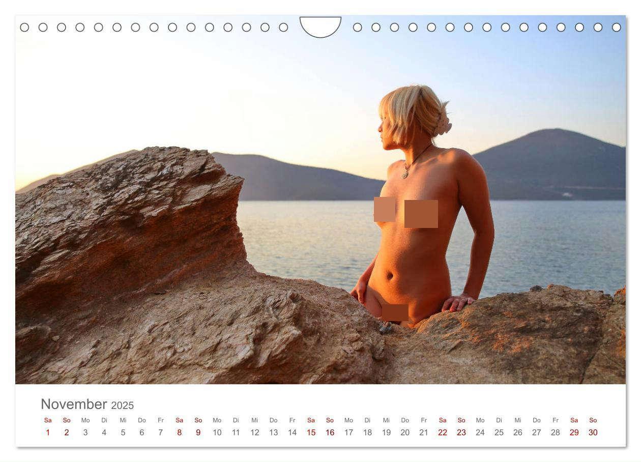 Bild: 9783435438273 | Akt und Meer (Wandkalender 2025 DIN A4 quer), CALVENDO Monatskalender