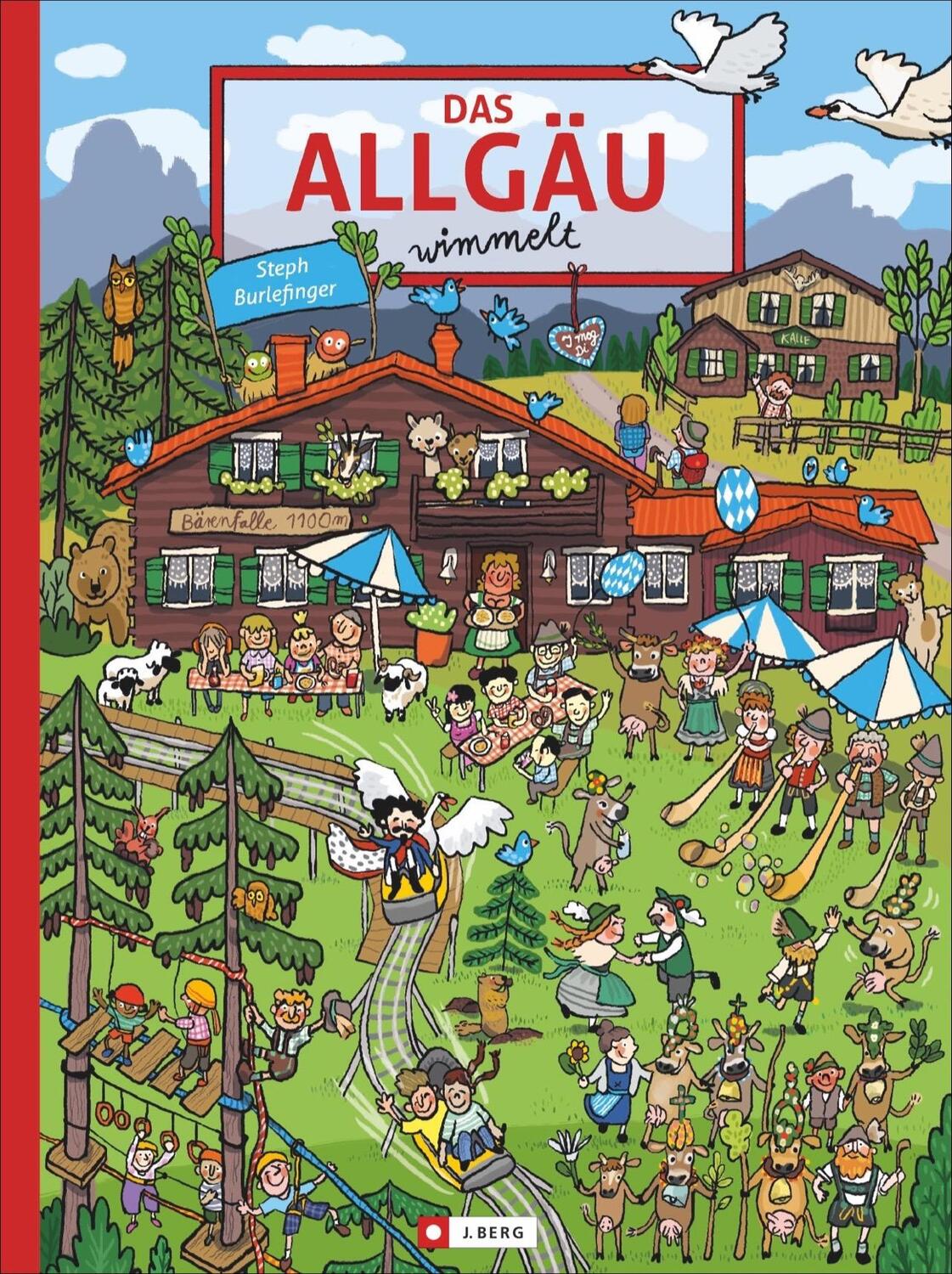 Cover: 9783862460397 | Das Allgäu wimmelt | Steph Burlefinger | Buch | Deutsch | 2018