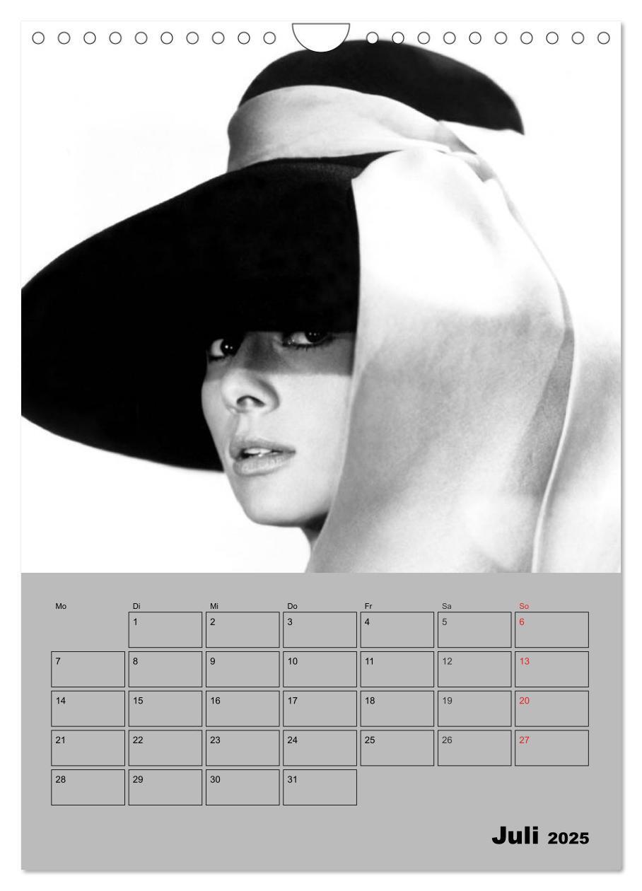 Bild: 9783457023938 | Hollywood-Diva. Audrey Hepburn (Wandkalender 2025 DIN A4 hoch),...