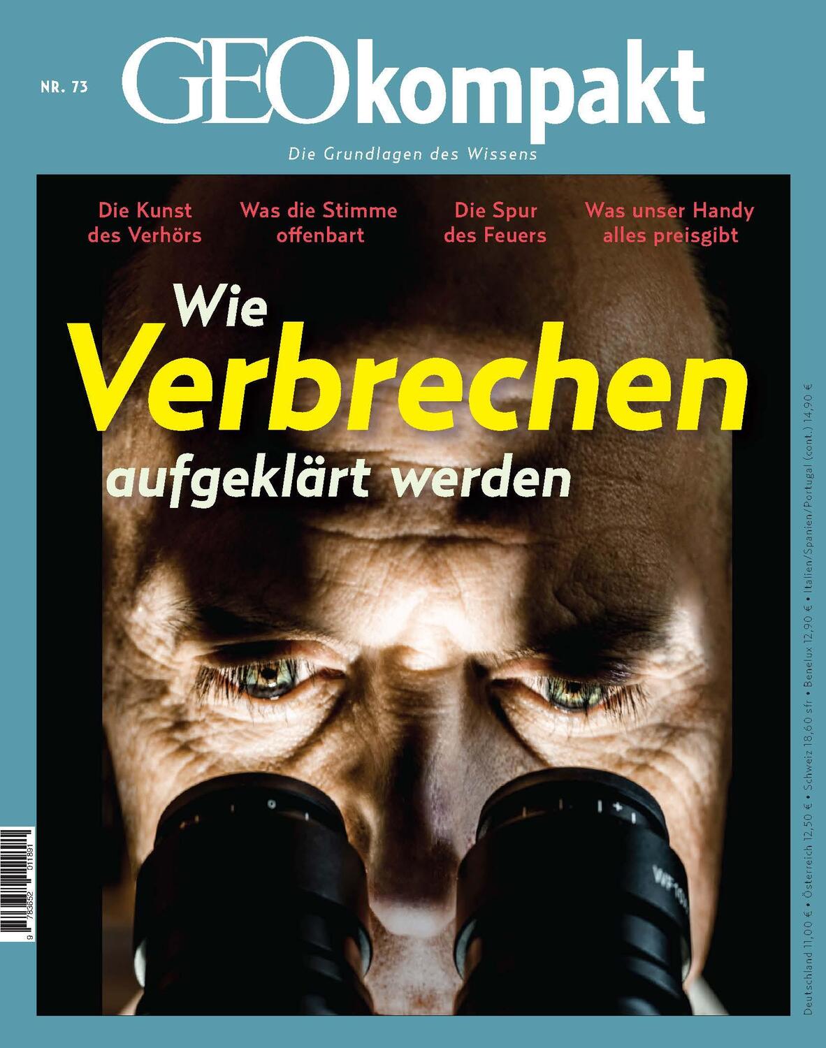 Cover: 9783652011907 | GEOkompakt 73/2022 - Forensik - Wie Verbrechen aufgeklärt werden
