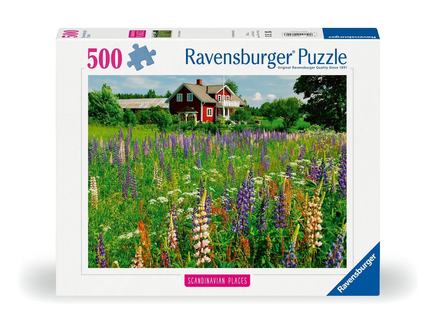 Cover: 4005555008446 | Ravensburger Puzzle 12000844, Scandinavian Places - Bauernhof in...