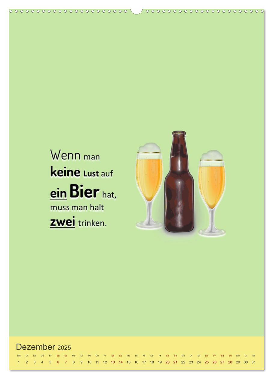 Bild: 9783435902132 | TRINKSPRÜCHE rund um Bier, Wein und Co. ¿ (Wandkalender 2025 DIN A2...