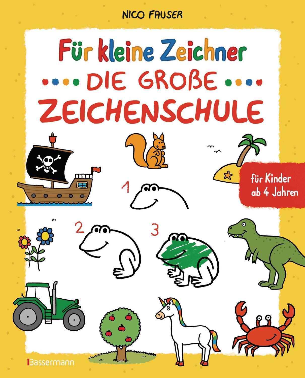 Cover: 9783809444596 | Für kleine Zeichner - Die große Zeichenschule. Zeichnen lernen für...