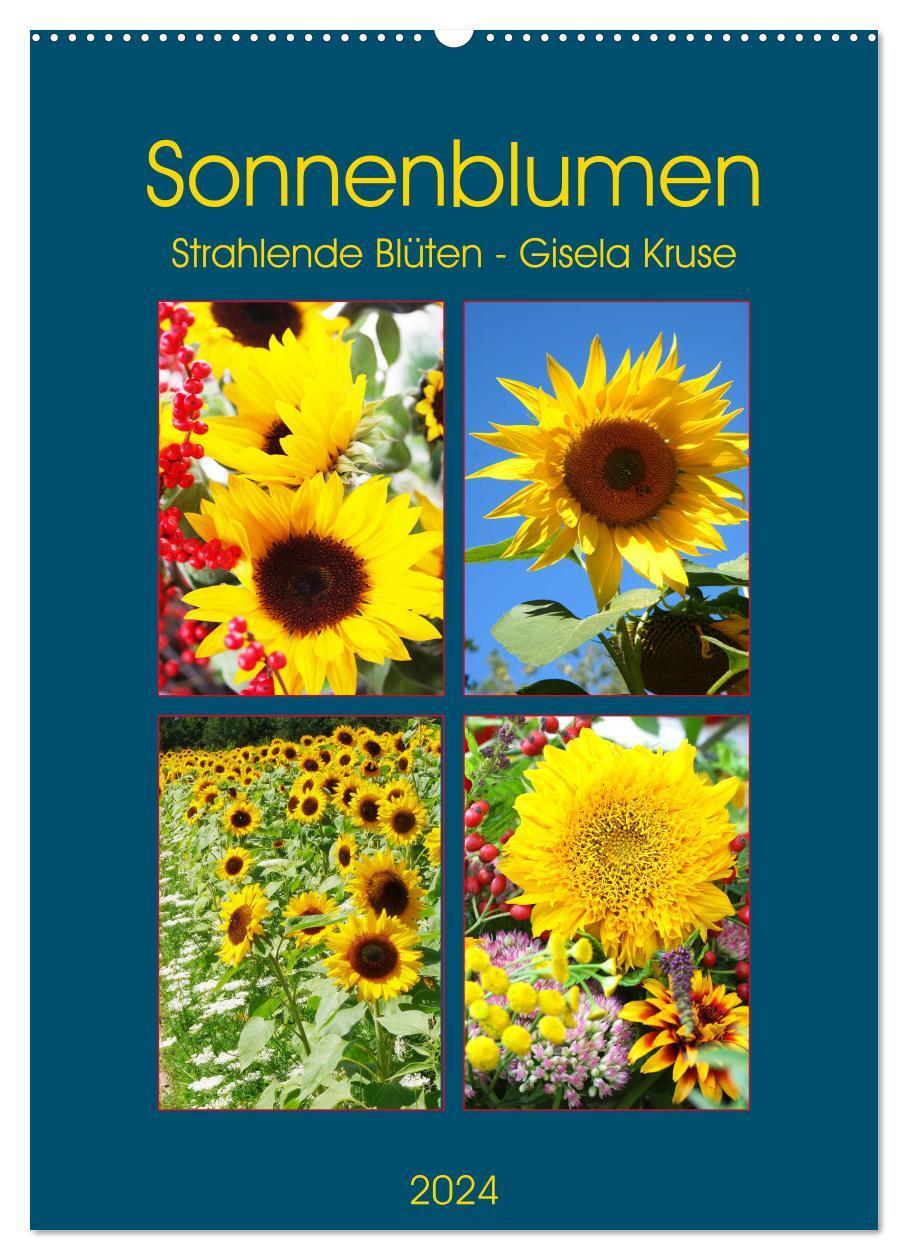 Cover: 9783675447035 | Sonnenblumen - Strahlende Blüten (Wandkalender 2024 DIN A2 hoch),...