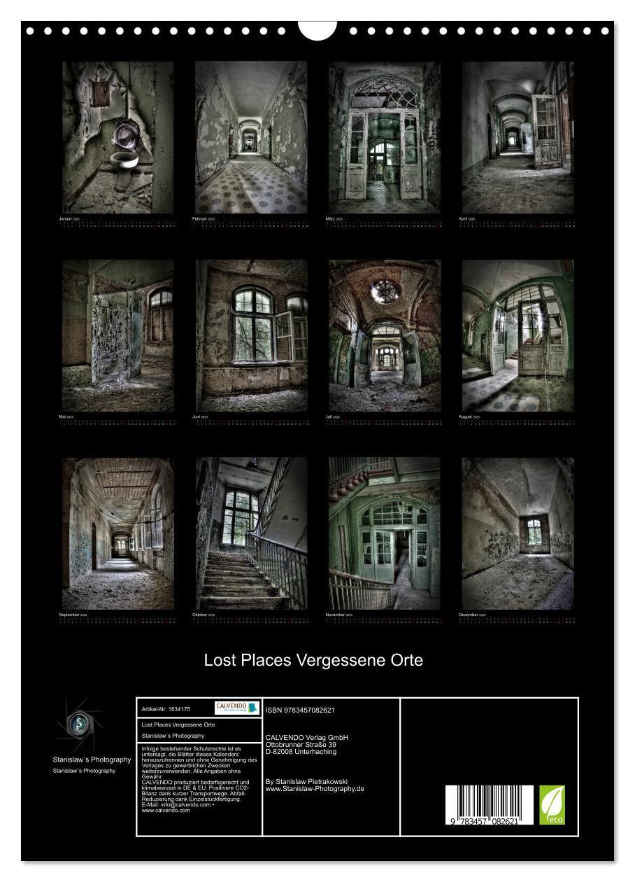 Bild: 9783457082621 | Lost Places Vergessene Orte (Wandkalender 2025 DIN A3 hoch),...