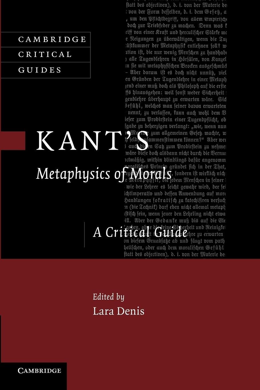 Cover: 9781107406995 | Kant's Metaphysics of Morals | A Critical Guide | Lara Denis | Buch