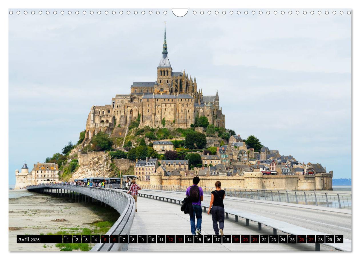 Bild: 9781325948918 | Mont Saint-Michel (Calendrier mural 2025 DIN A3 vertical), CALVENDO...