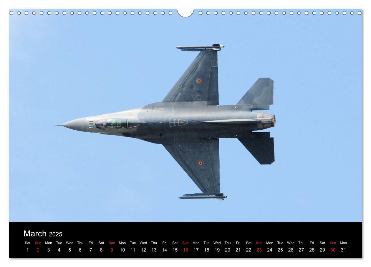 Bild: 9781325954186 | General Dynamics F-16 Fighting Falcon (Wall Calendar 2025 DIN A3...