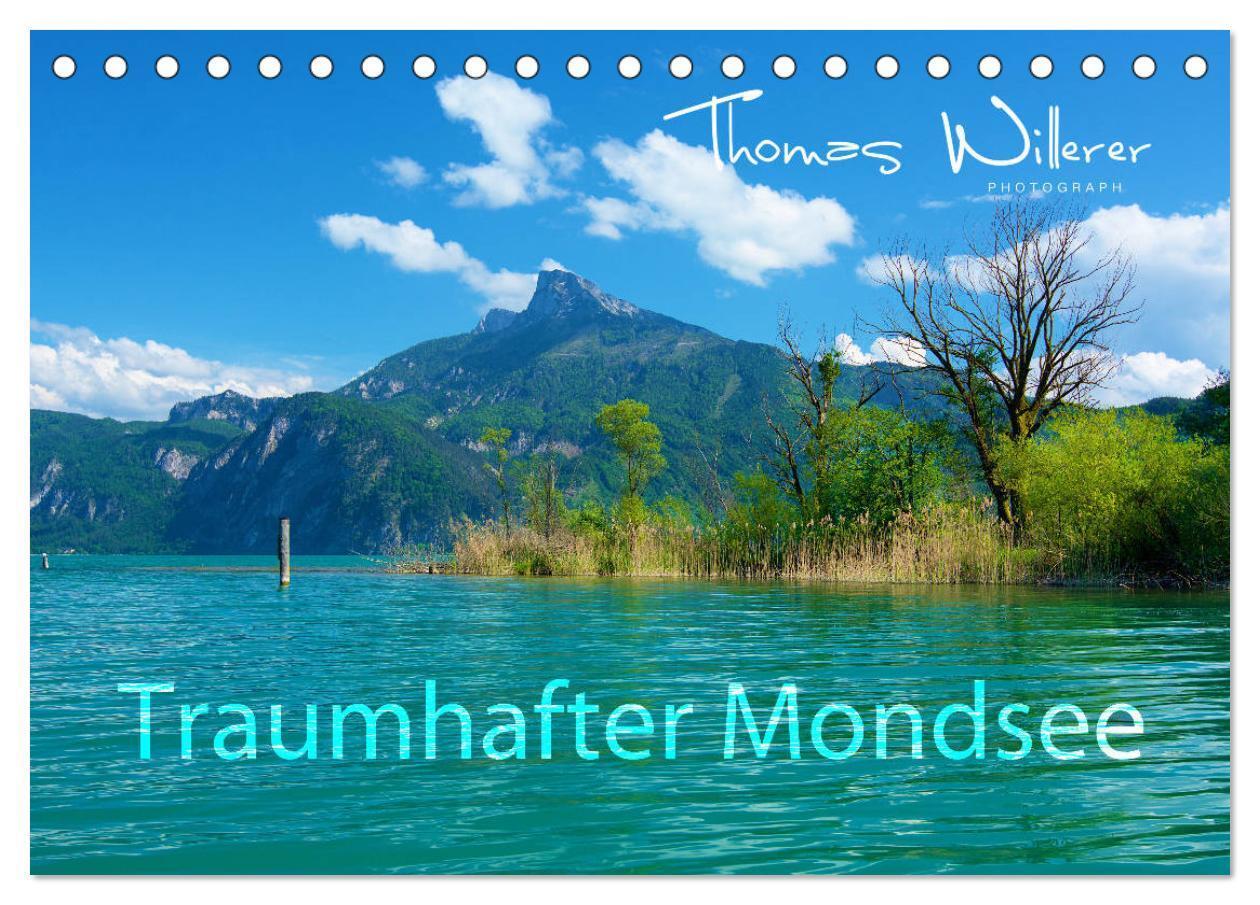 Cover: 9783383026782 | Traumhafter Mondsee (Tischkalender 2024 DIN A5 quer), CALVENDO...