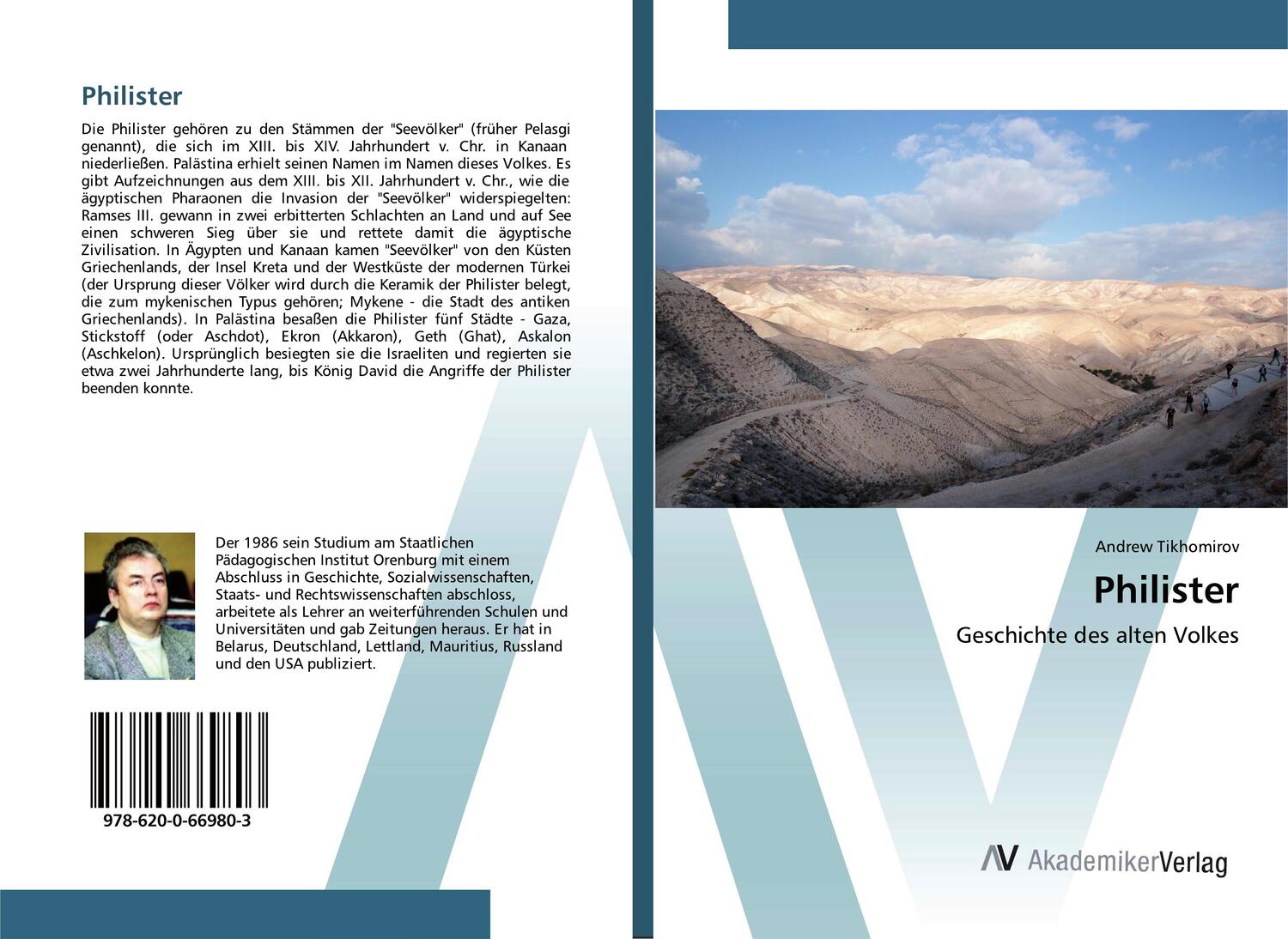 Cover: 9786200669803 | Philister | Geschichte des alten Volkes | Andrew Tikhomirov | Buch