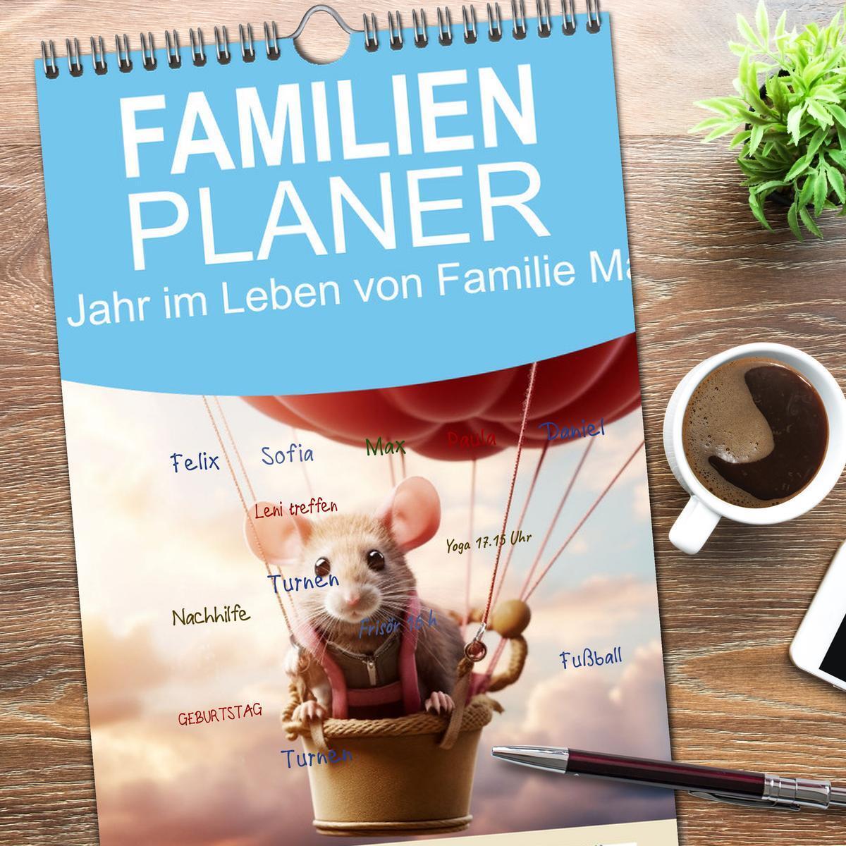 Bild: 9783457091005 | Familienplaner 2025 - Ein Jahr im Leben von Familie Maus mit 5...