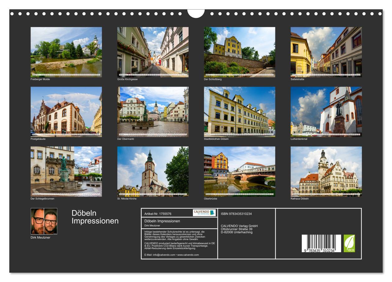 Bild: 9783435310234 | Döbeln Impressionen (Wandkalender 2025 DIN A3 quer), CALVENDO...