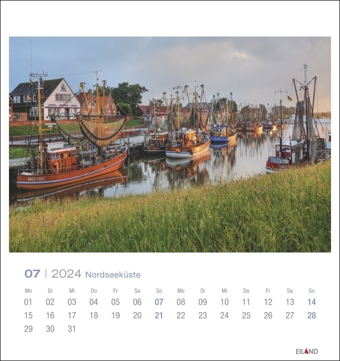 Bild: 9783964022783 | Nordseeküste Postkartenkalender 2024. Fotokalender im...