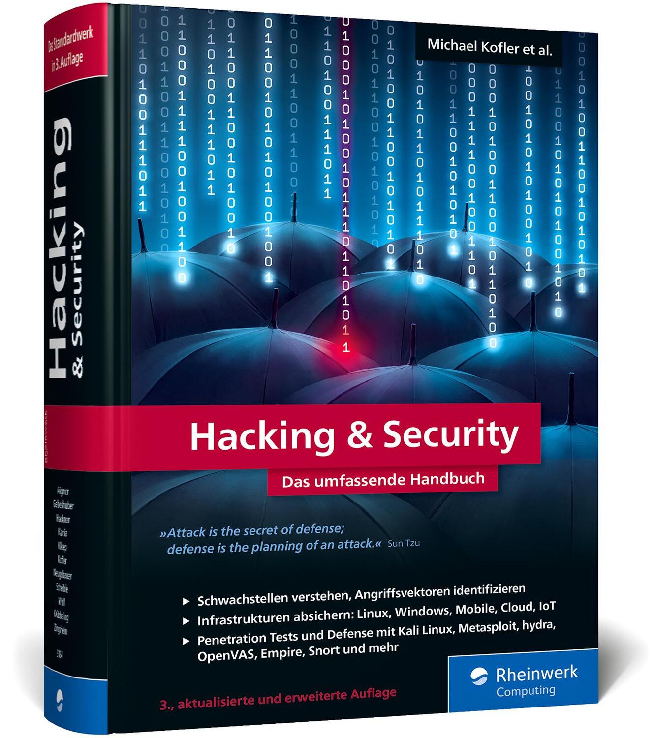 Cover: 9783836291644 | Hacking &amp; Security | Michael Kofler (u. a.) | Buch | 1200 S. | Deutsch