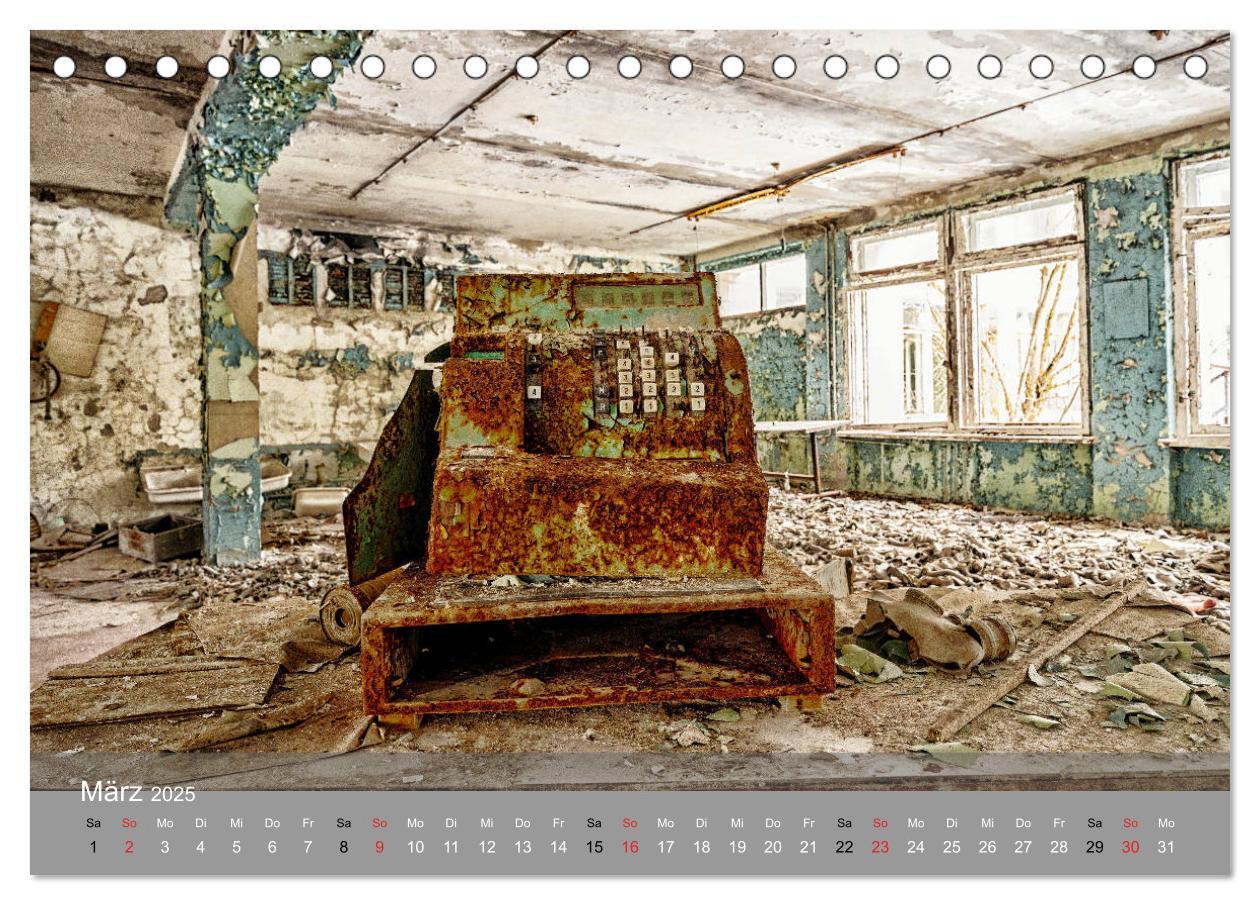 Bild: 9783435167586 | Tschernobyl - In der Sperrzone (Tischkalender 2025 DIN A5 quer),...