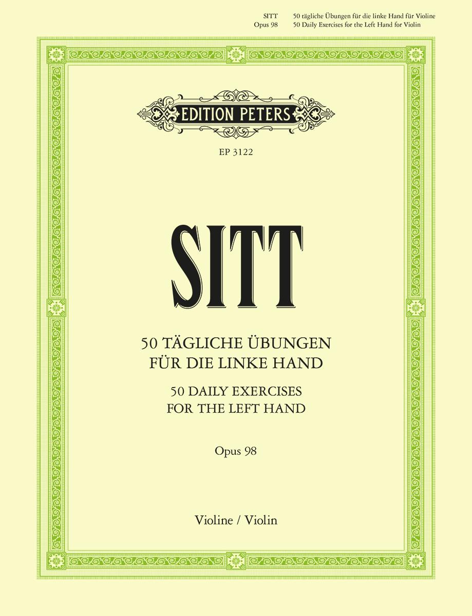 Cover: 9790014014179 | 50 tägliche Übungen für Violine op. 98 | Hans Sitt | Broschüre | 2001