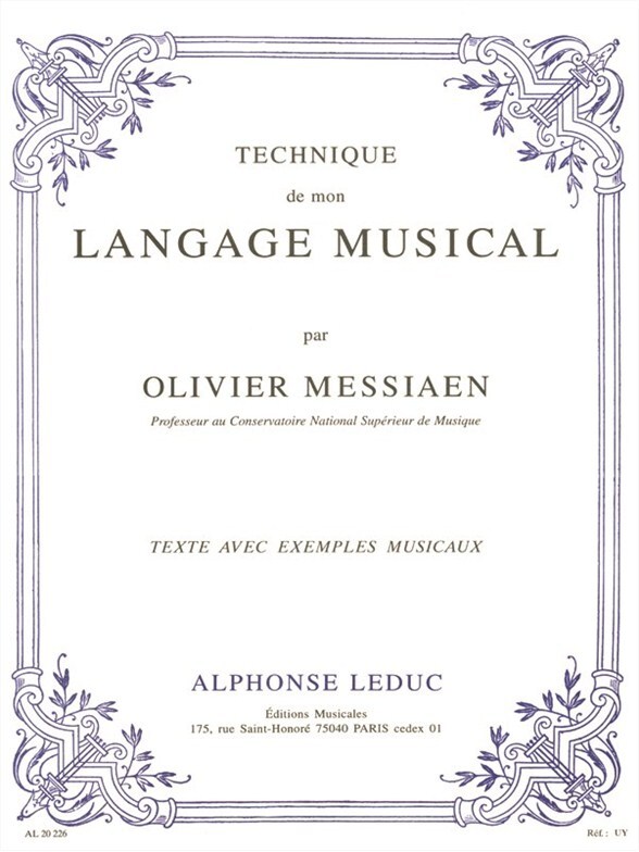 Cover: 9790046202261 | Technique de mon Langage Musical | Olivier Messiaen | Buch
