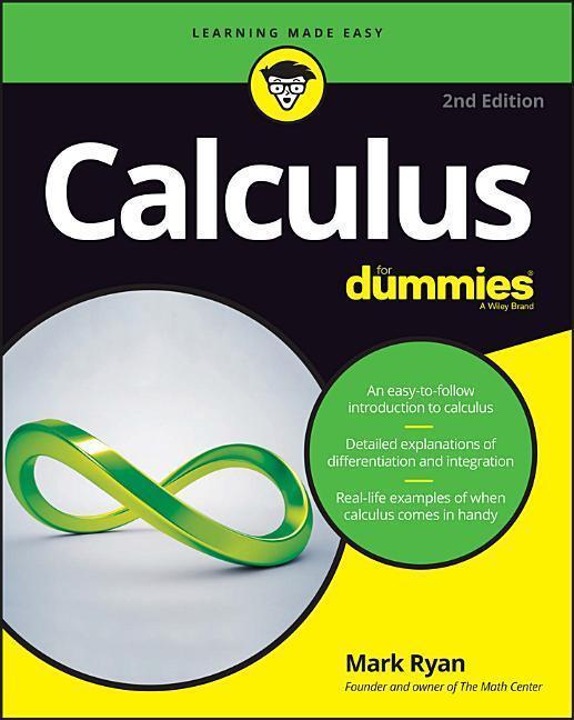 Cover: 9781119293491 | Calculus For Dummies, 2nd Edition | M Ryan | Taschenbuch | Englisch