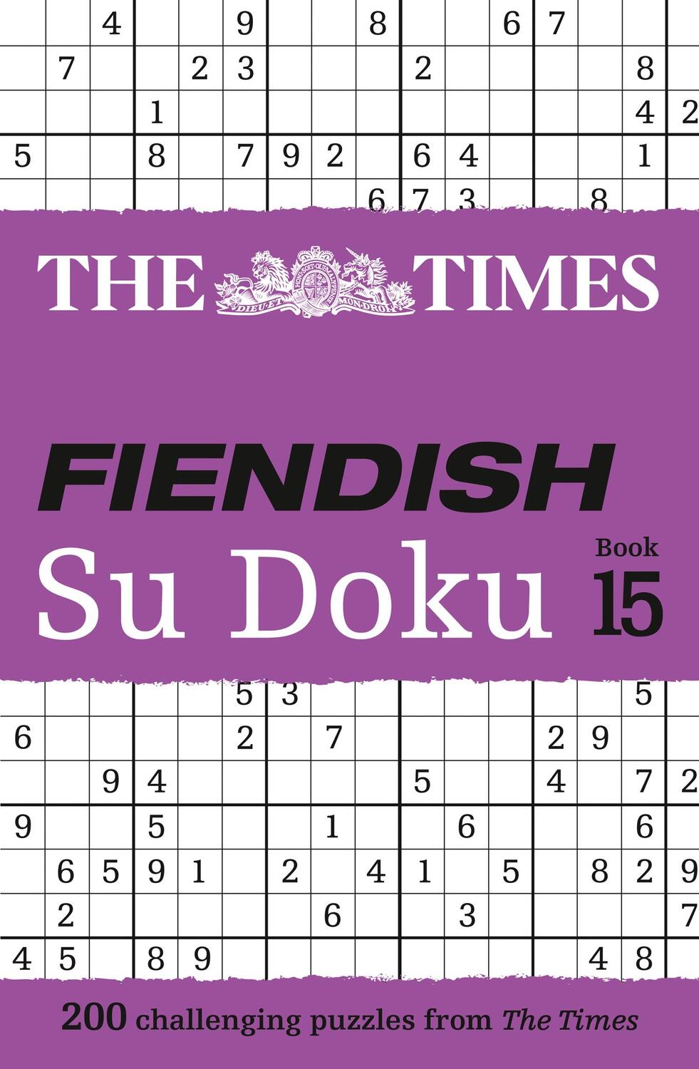 Cover: 9780008472658 | The Times Fiendish Su Doku Book 15 | 200 Challenging Su Doku Puzzles