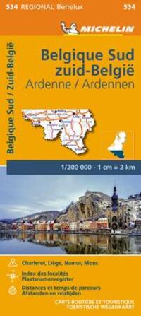 Cover: 9782067183483 | Belgium South Ardennes | Michelin | (Land-)Karte | Französisch | 2022