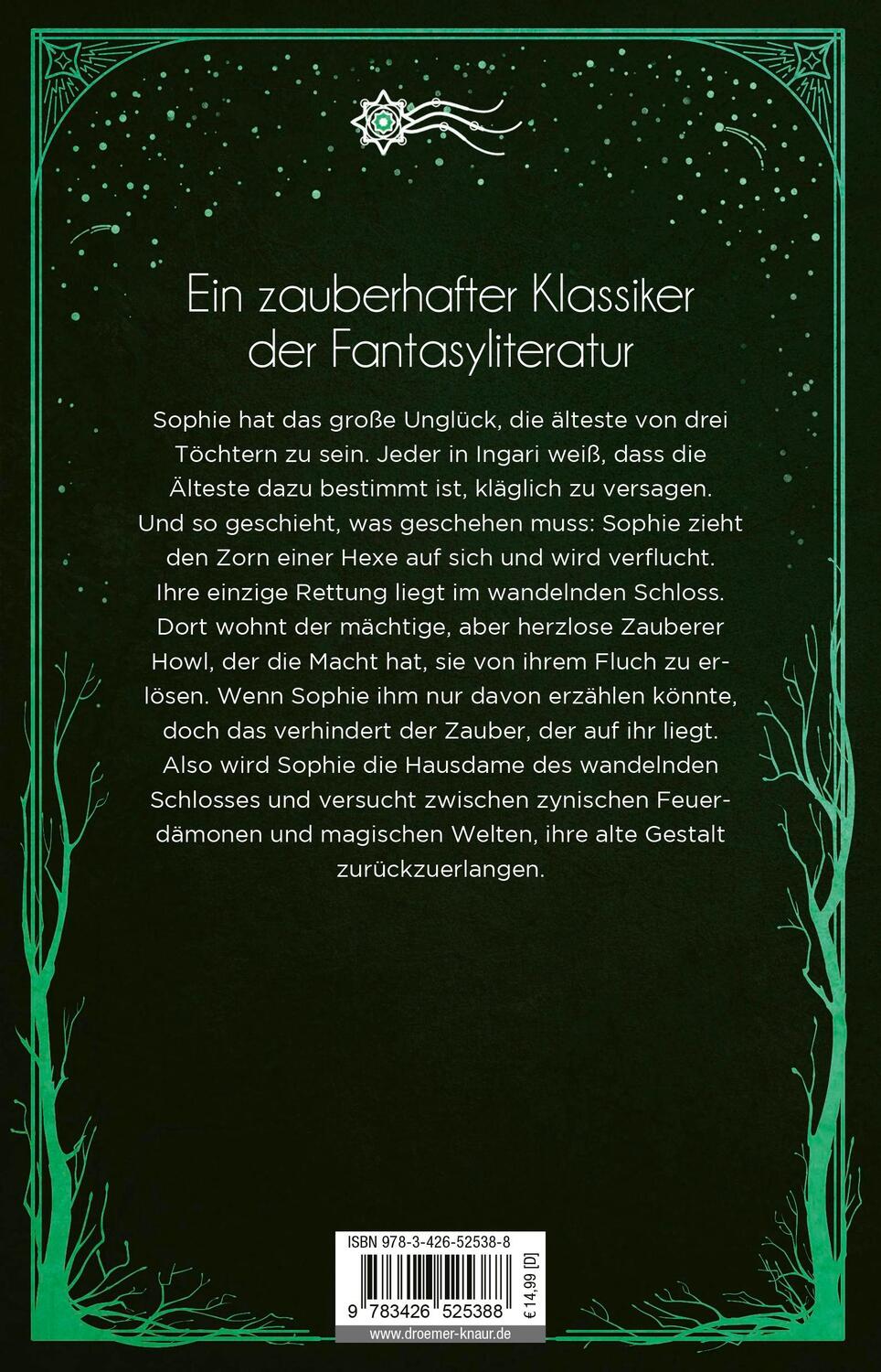 Rückseite: 9783426525388 | Das wandelnde Schloss | Diana Wynne Jones | Taschenbuch | 304 S.