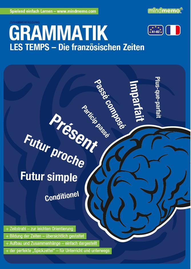 Cover: 9783954130368 | mindmemo Lernfolder - Les temps - Die französischen Zeiten -...